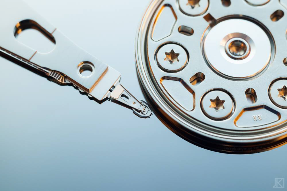 Harddrive close-up